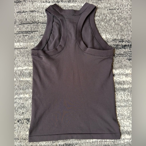 AMAZON Mocha Ribbed Racerback Tank - Picture 4 of 4